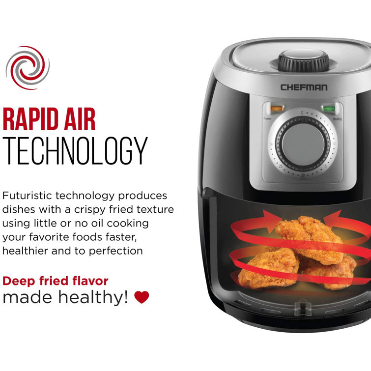 Best Chefman Air Fryer Reviews Easy 2 Liter Homemade Cooking
